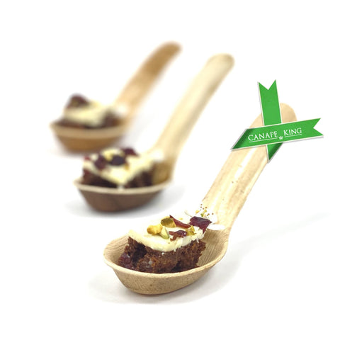 Palm Leaf Canape Spoon (14cm) - Canape King