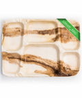 Rectangle Palm Leaf Thali (35 x 25cm) - Canape King