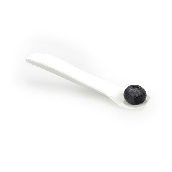 Small Paper Ice Cream Spoons | 9.4cm White Cardboard Spoons | Eco-Friendly Dessert Service - Canape King