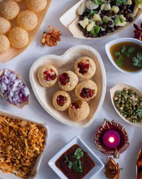 Palm Leaf Heart Plate/Bowl - Canape King