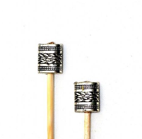 Unique Silver Antique Wooden Skewer (10cm) - 100 pieces - Canape King