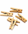 Mini Wooden Pegs (2.5cm) - 100 pieces
