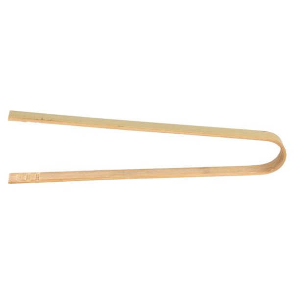 Green Bamboo Natural Wooden Tongs | Compostable Disposable - Canape King