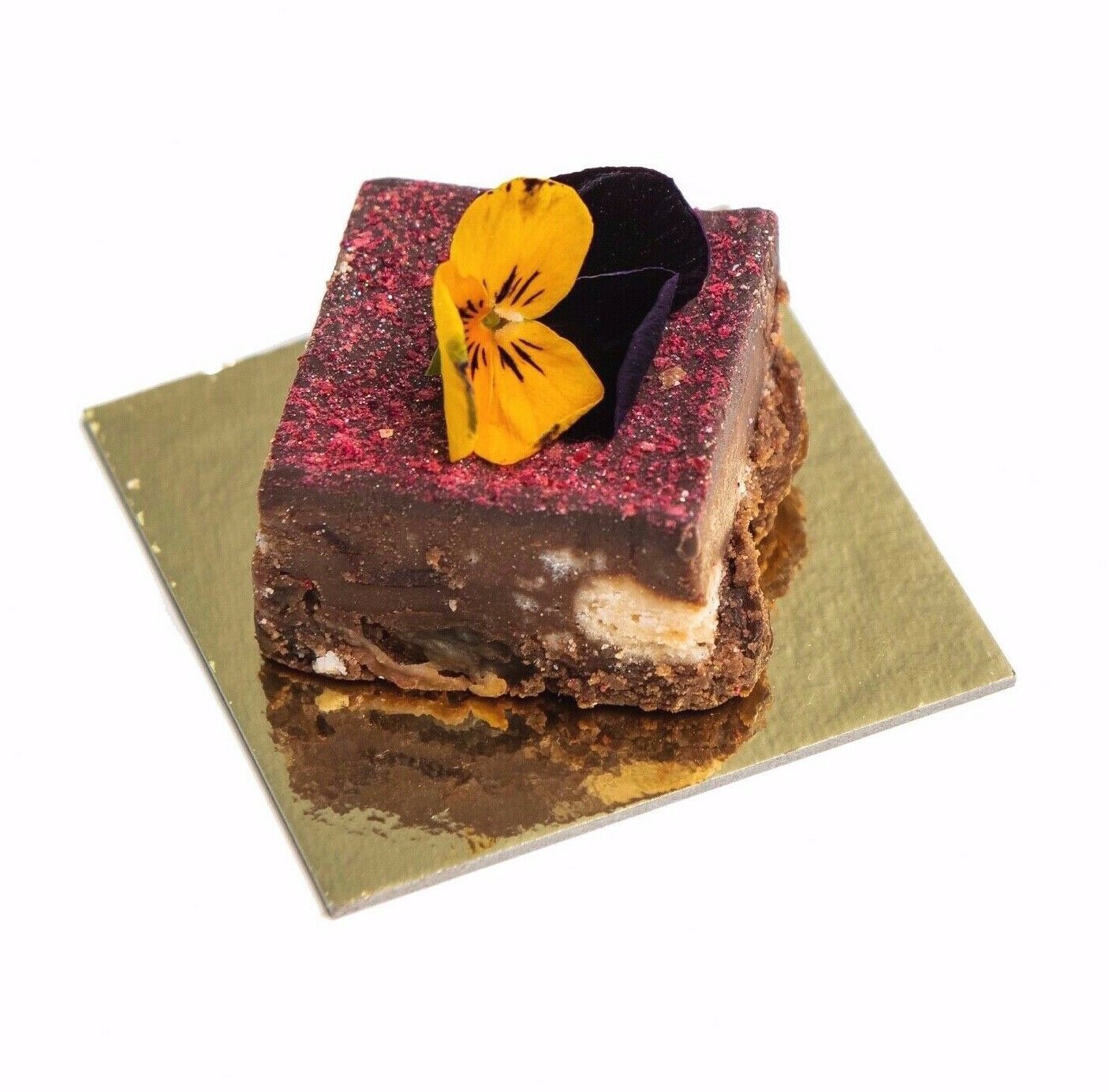 100 Pcs Mini Cake Boards Slices Small Cardboard Display Pastry Cheesecake  cm | eBay