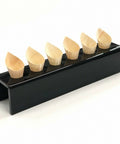 6-Hole Small Perspex Cone or Cup Display Stand/Holder (28 x 5 x 5.5cm) - Canape King