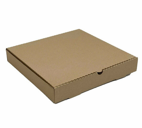 12" x 12" Brown Pizza Takeaway Boxes